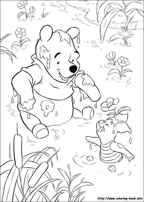 Winnie the Pooh coloring picture